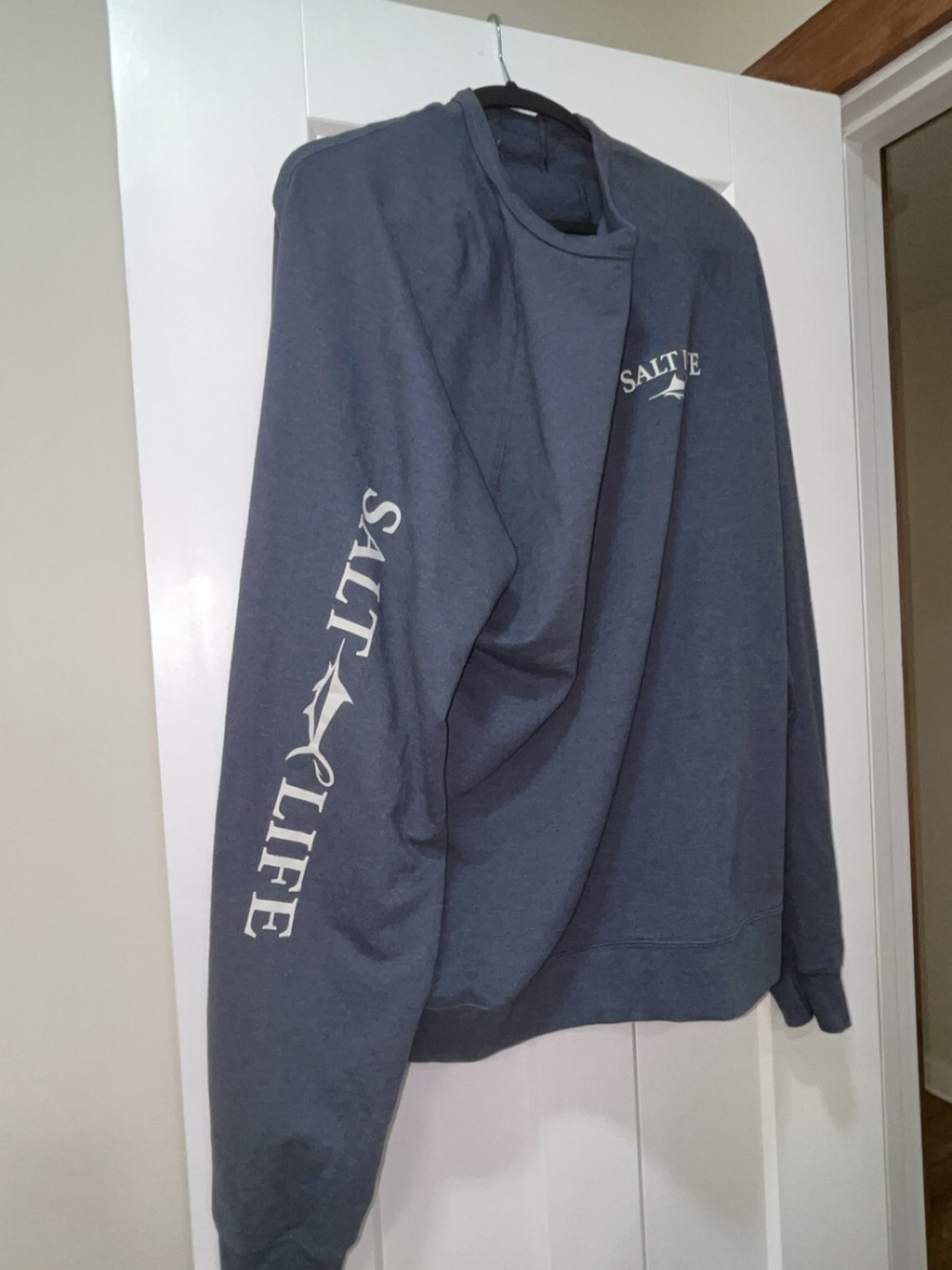 Salt Life Indigo Blue Pullover Sweatshirt - Picture 2 of 4